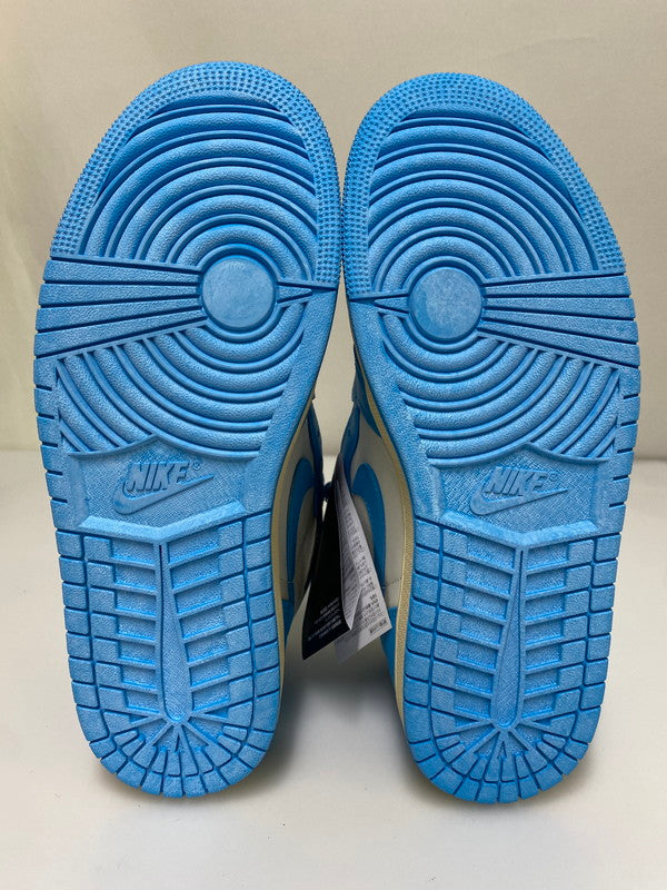【中古美品】【メンズ】 NIKE ナイキ AIR JORDAN 1 RETRO HIGH OG UNC REIMAGINED DZ5485-402 エアジョーダン1 レトロ ハイ OG UNC リイマジンド スニーカー メンズ シューズ 靴 160-260830-em-21-min サイズ：27.5cm カラー：ダークパウダーブルー／セイル 万代Net店