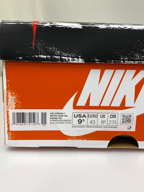 【中古美品】【メンズ】 NIKE ナイキ AIR JORDAN 1 RETRO HIGH OG UNC REIMAGINED DZ5485-402 エアジョーダン1 レトロ ハイ OG UNC リイマジンド スニーカー メンズ シューズ 靴 160-260830-em-21-min サイズ：27.5cm カラー：ダークパウダーブルー／セイル 万代Net店