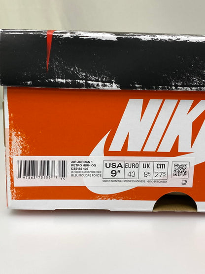 【中古美品】【メンズ】 NIKE ナイキ AIR JORDAN 1 RETRO HIGH OG UNC REIMAGINED DZ5485-402 エアジョーダン1 レトロ ハイ OG UNC リイマジンド スニーカー メンズ シューズ 靴 160-260830-em-21-min サイズ：27.5cm カラー：ダークパウダーブルー／セイル 万代Net店