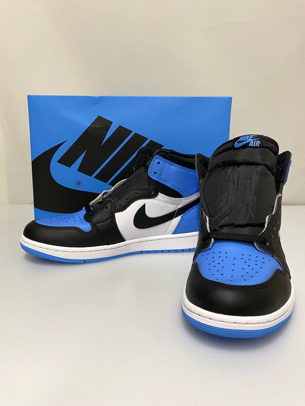 【中古品】【メンズ】 NIKE ナイキ AIR JORDAN 1 RETRO HIGH OG DZ5485-400 エアジョーダン1 レトロ ハイ OG スニーカー メンズ シューズ 靴 160-260830-em-22-min サイズ：27.5cm カラー：UNIVERSITY BLUE UNC TOE 万代Net店