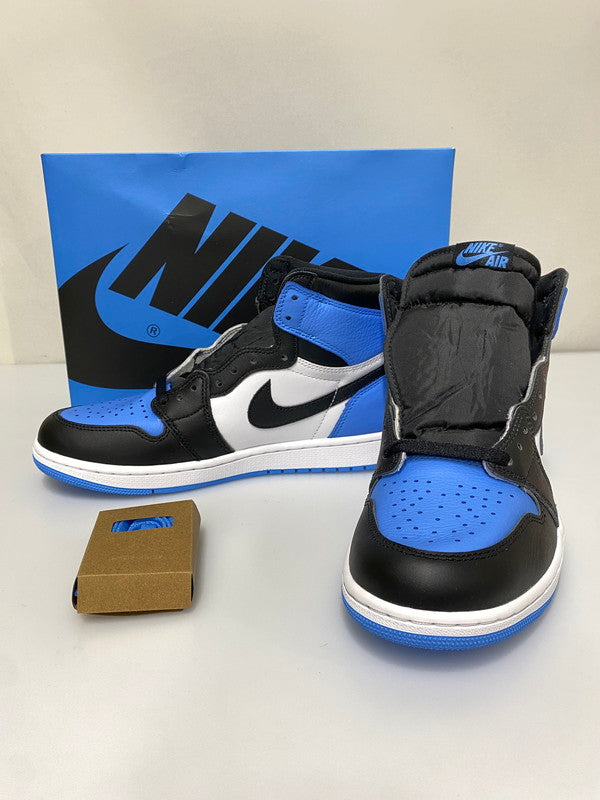 【中古品】【メンズ】 NIKE ナイキ AIR JORDAN 1 RETRO HIGH OG DZ5485-400 エアジョーダン1 レトロ ハイ OG スニーカー メンズ シューズ 靴 160-260830-em-22-min サイズ：27.5cm カラー：UNIVERSITY BLUE UNC TOE 万代Net店