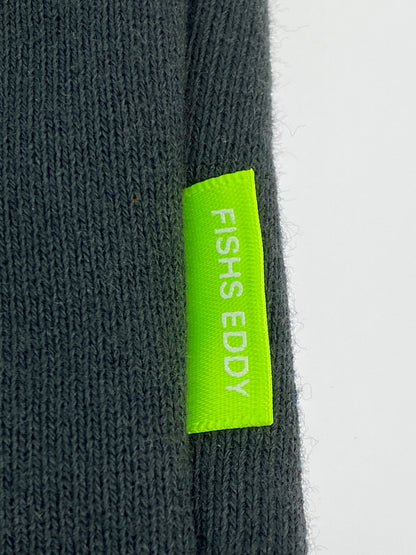 【中古品】【メンズ】 FISHS EDDY フィッシュ エディ LOGO HOODIE ロゴ フーディー メンズ トップス パーカー 147-260901-em-22-min サイズ：M カラー：ブラック 万代Net店