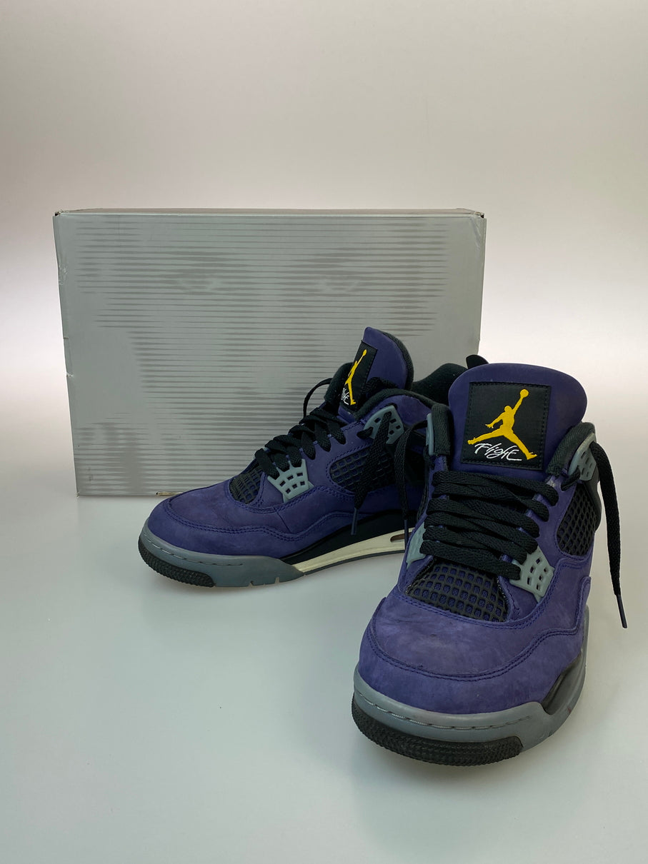 【中古品】【メンズ】 NIKE ナイキ AIR JORDAN 4 RETRO OG LAKERS FV5029-500 エアジョーダン4 レトロ OG レイカーズ スニーカー メンズ シューズ 靴 160-260830-em-38-min サイズ：26.5cm カラー：インペリアルパープル/ブラック/イエロー 万代Net店