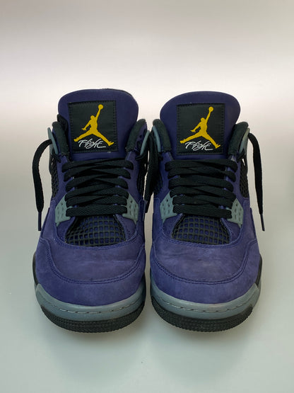 【中古品】【メンズ】 NIKE ナイキ AIR JORDAN 4 RETRO OG LAKERS FV5029-500 エアジョーダン4 レトロ OG レイカーズ スニーカー メンズ シューズ 靴 160-260830-em-38-min サイズ：26.5cm カラー：インペリアルパープル/ブラック/イエロー 万代Net店