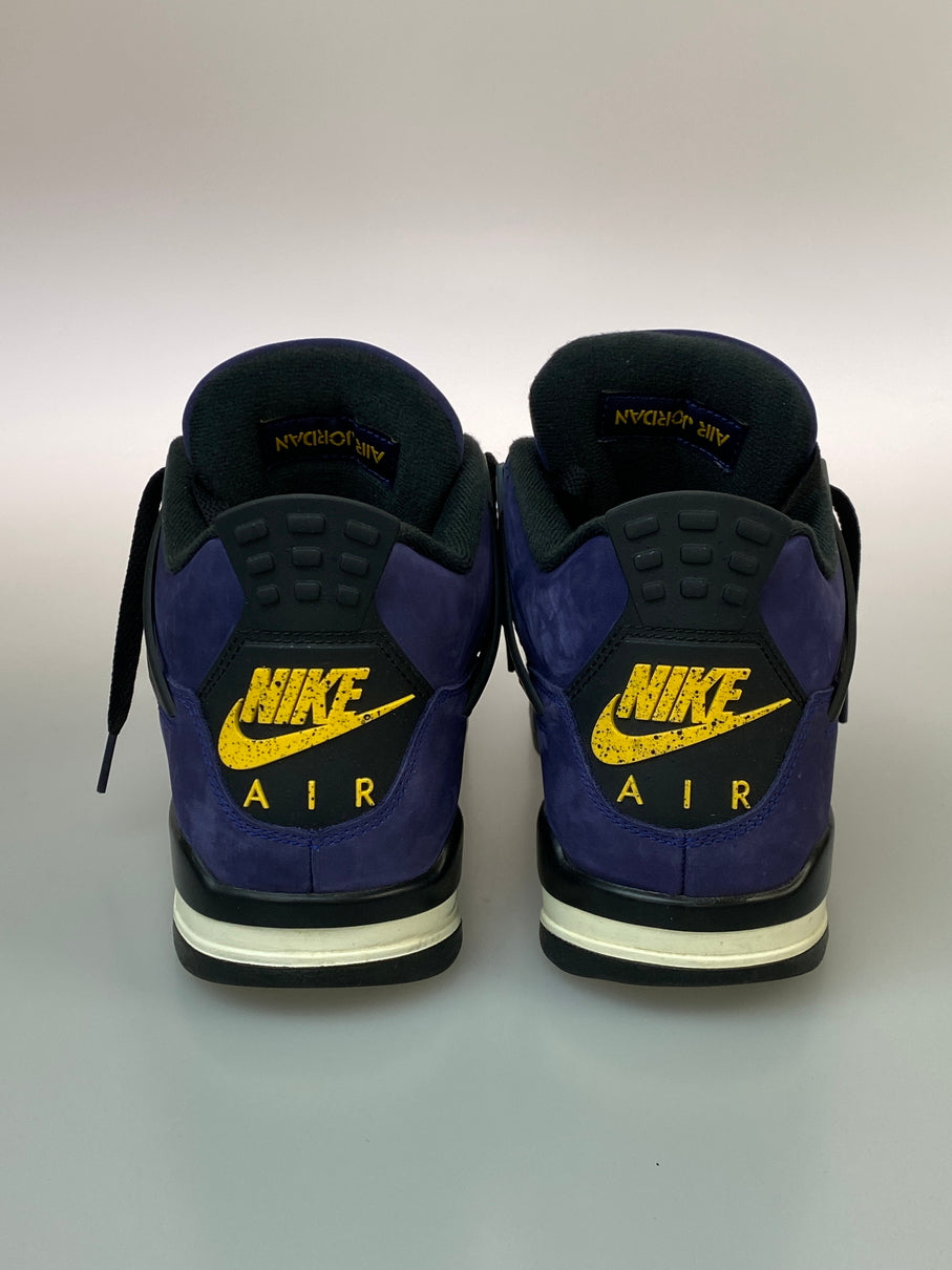 【中古品】【メンズ】 NIKE ナイキ AIR JORDAN 4 RETRO OG LAKERS FV5029-500 エアジョーダン4 レトロ OG レイカーズ スニーカー メンズ シューズ 靴 160-260830-em-38-min サイズ：26.5cm カラー：インペリアルパープル/ブラック/イエロー 万代Net店