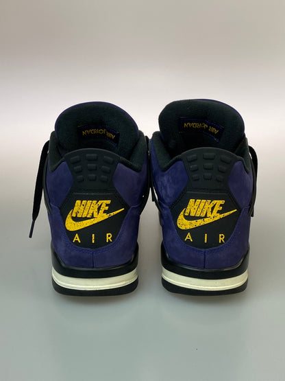 【中古品】【メンズ】 NIKE ナイキ AIR JORDAN 4 RETRO OG LAKERS FV5029-500 エアジョーダン4 レトロ OG レイカーズ スニーカー メンズ シューズ 靴 160-260830-em-38-min サイズ：26.5cm カラー：インペリアルパープル/ブラック/イエロー 万代Net店