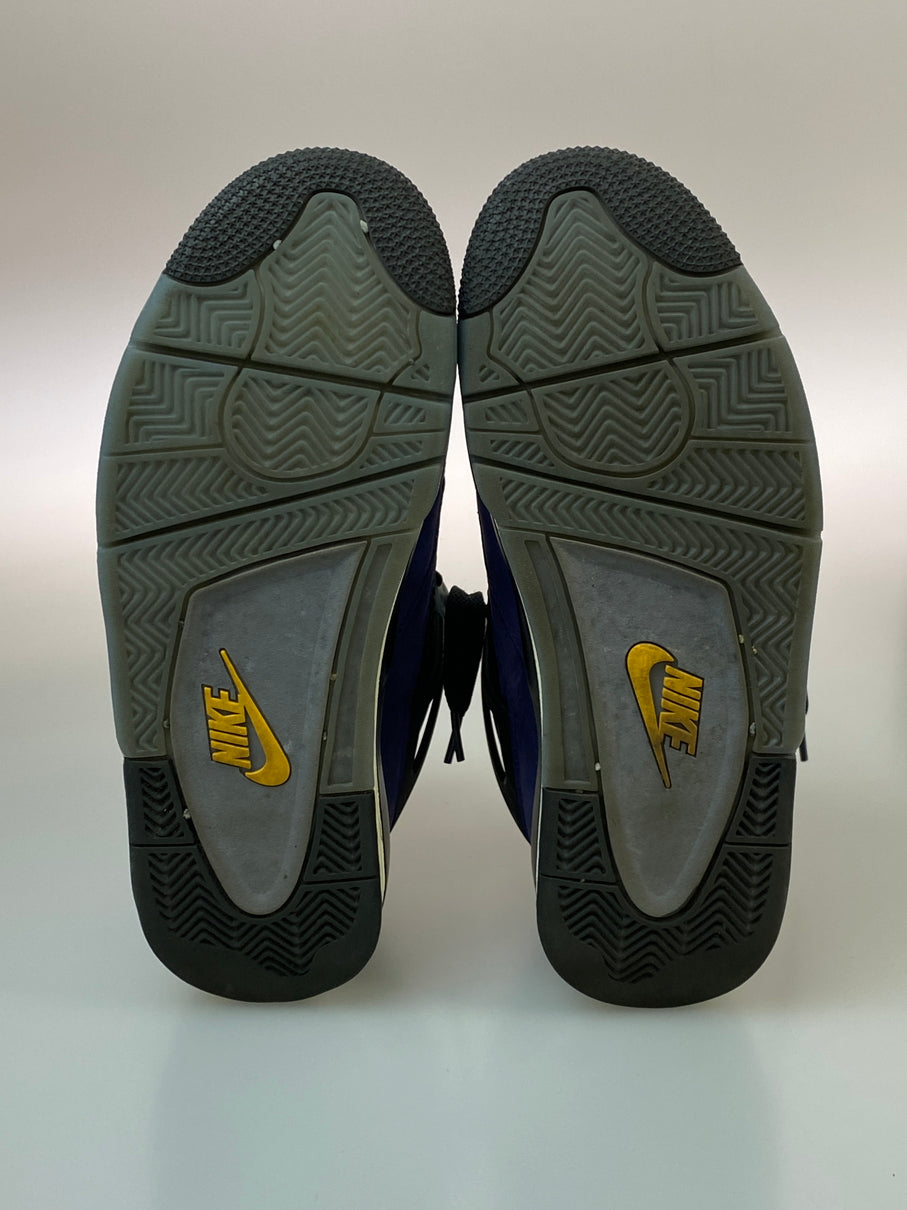 【中古品】【メンズ】 NIKE ナイキ AIR JORDAN 4 RETRO OG LAKERS FV5029-500 エアジョーダン4 レトロ OG レイカーズ スニーカー メンズ シューズ 靴 160-260830-em-38-min サイズ：26.5cm カラー：インペリアルパープル/ブラック/イエロー 万代Net店