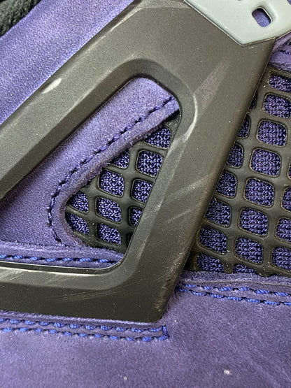 【中古品】【メンズ】 NIKE ナイキ AIR JORDAN 4 RETRO OG LAKERS FV5029-500 エアジョーダン4 レトロ OG レイカーズ スニーカー メンズ シューズ 靴 160-260830-em-38-min サイズ：26.5cm カラー：インペリアルパープル/ブラック/イエロー 万代Net店