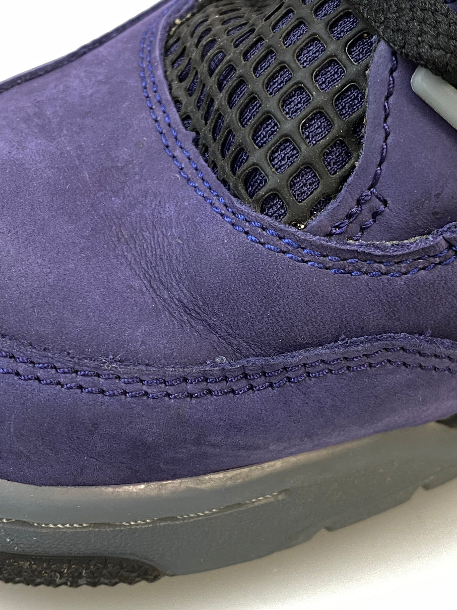 【中古品】【メンズ】 NIKE ナイキ AIR JORDAN 4 RETRO OG LAKERS FV5029-500 エアジョーダン4 レトロ OG レイカーズ スニーカー メンズ シューズ 靴 160-260830-em-38-min サイズ：26.5cm カラー：インペリアルパープル/ブラック/イエロー 万代Net店