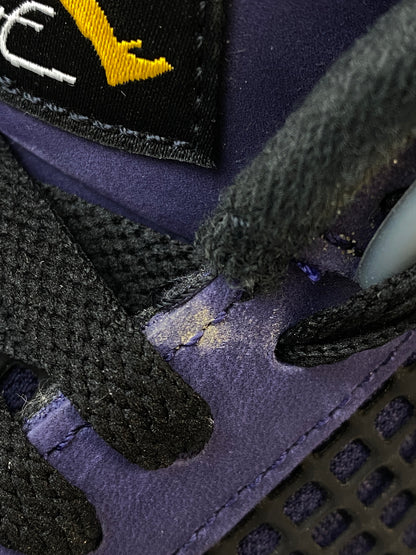 【中古品】【メンズ】 NIKE ナイキ AIR JORDAN 4 RETRO OG LAKERS FV5029-500 エアジョーダン4 レトロ OG レイカーズ スニーカー メンズ シューズ 靴 160-260830-em-38-min サイズ：26.5cm カラー：インペリアルパープル/ブラック/イエロー 万代Net店