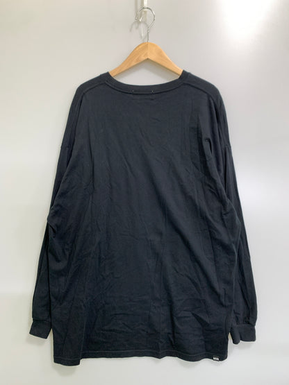 【中古品】【メンズ】 HYSTERIC GLAMOUR ヒステリックグラマー HYSTERIC QUEEN OVERSIZED T-SHIRT ヒステリック クイーン オーバーサイズド ティーシャツ 01253CL04 Tシャツ ロングスリーブ 長袖 140-260830-hu-06-min サイズ：FREE カラー：ブラック 万代Net店