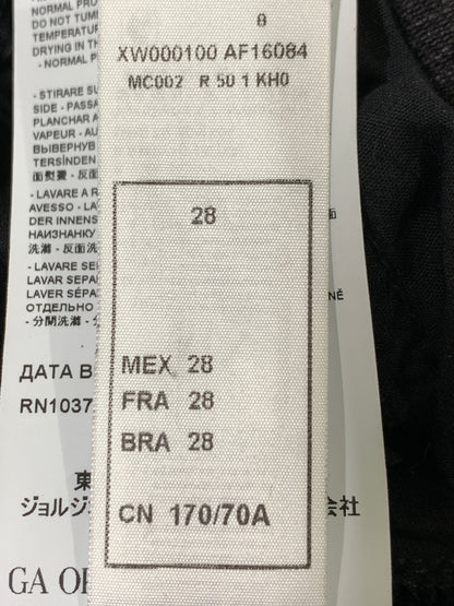 【中古品】【メンズ】 ARMANI EXCHANGE アルマーニエクスチェンジ BLACK DENIM PANTS ブラック デニム パンツ ボトムス ジーパン 152-260830-hu-13-min サイズ：28 カラー：ブラックインディゴ 万代Net店