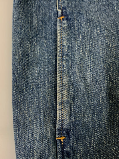 【中古品】【メンズ】 HYSTERIC GLAMOUR ヒステリックグラマー HG SOUND LOGO DENIM BLOUSON サウンド ロゴ デニム ブルゾン 02223AB14 上着 アウター デニム ジャケット 140-260830-hu-05-min サイズ：L カラー：ブルーインディゴ 万代Net店