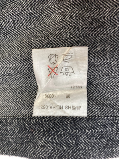 【中古品】【メンズ】 POLO RALPH LAUREN ポロ ラルフローレン LOWELL SPORT SHIRT ロウェル スポーツ シャツ 長袖 シャツ ロングスリーブ 146-260830-hu-40-min サイズ：L カラー：ダークグレー 万代Net店