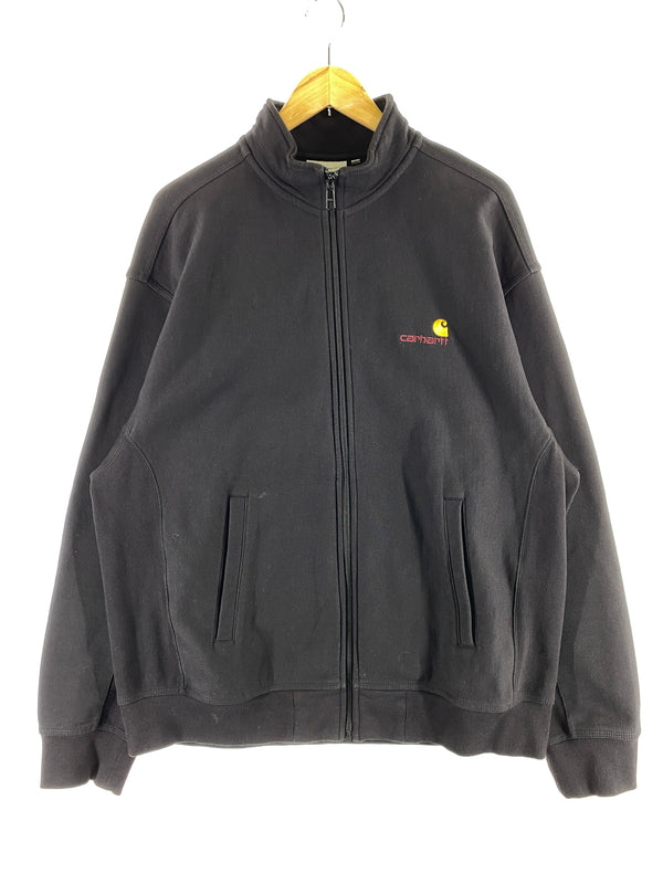 【中古品】【メンズ】 CARHARTT WIP カーハート WIP AMERICAN SCRIPT JACKET アメリカン スクリプト ジャケット 長袖 ロングスリーブ トップス 142-260830-hu-36-min サイズ：XL カラー：ブラック 万代Net店