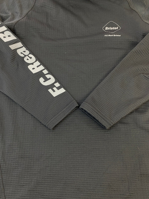 【中古品】【メンズ】 F.C.R.B. エフシーアールビー UNDER LAYER HIGHNECK TOP アンダー レイヤー ハイネック トップ FCRB-242077 トップス 142-260830-hu-34-min サイズ：L カラー：ブラック 万代Net店