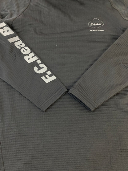 【中古品】【メンズ】 F.C.R.B. エフシーアールビー UNDER LAYER HIGHNECK TOP アンダー レイヤー ハイネック トップ FCRB-242077 トップス 142-260830-hu-34-min サイズ：L カラー：ブラック 万代Net店