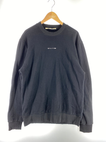 【中古品】【メンズ】 1017 ALYX 95M LOGO SWEATSHIRT ロゴ スウェット シャツ トレーナー 長袖 ロングスリーブ 142-260830-hu-35-min サイズ：M カラー：ブラック 万代Net店