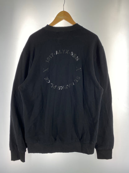 【中古品】【メンズ】 1017 ALYX 95M LOGO SWEATSHIRT ロゴ スウェット シャツ トレーナー 長袖 ロングスリーブ 142-260830-hu-35-min サイズ：M カラー：ブラック 万代Net店