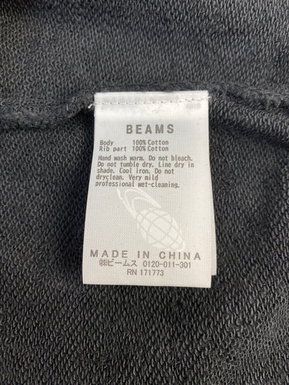 【中古品】【メンズ】 BEAMS ビームス B.FADE PR RAGLAN 11-13-2265-146-19-20 トレーナー スウェット 長袖 ロングスリーブ 147-260830-hu-41-min サイズ：L カラー：ダークグレー 万代Net店