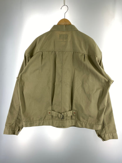 【中古品】【メンズ】 SAPEUR×DICKIES サプール ディッキーズ COTTON TRUCKER JACKET コットン トラッカー ジャケット 241M10S101 上着 アウター 142-260830-hu-33-min サイズ：L カラー：ベージュ 万代Net店