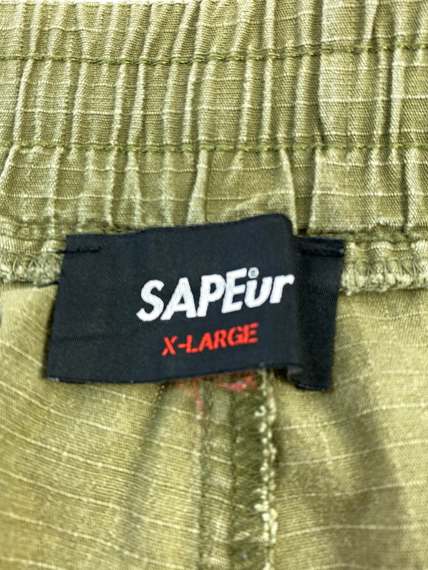 【中古品】【メンズ】 SAPEUR サプール CARGO PANTS カーゴパンツ ボトムス 153-260830-hu-45-min サイズ：XL カラー：カーキグリーン 万代Net店