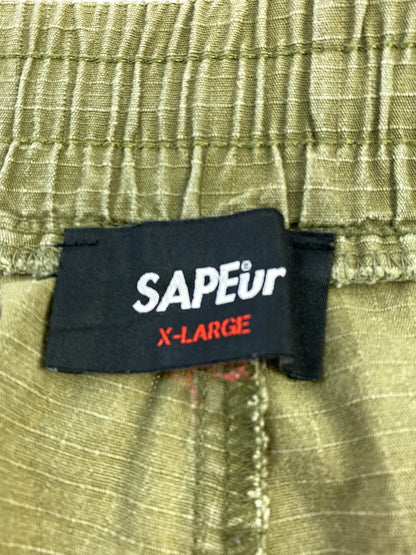 【中古品】【メンズ】 SAPEUR サプール CARGO PANTS カーゴパンツ ボトムス 153-260830-hu-45-min サイズ：XL カラー：カーキグリーン 万代Net店