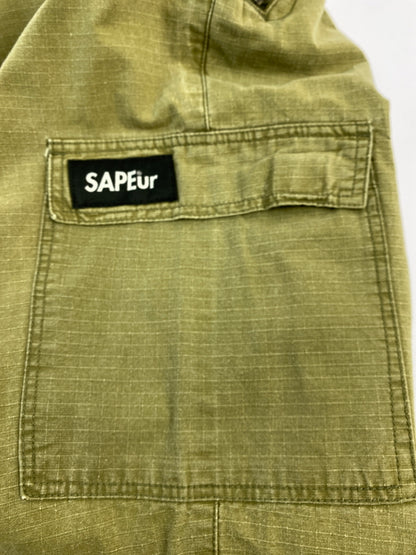【中古品】【メンズ】 SAPEUR サプール CARGO PANTS カーゴパンツ ボトムス 153-260830-hu-45-min サイズ：XL カラー：カーキグリーン 万代Net店