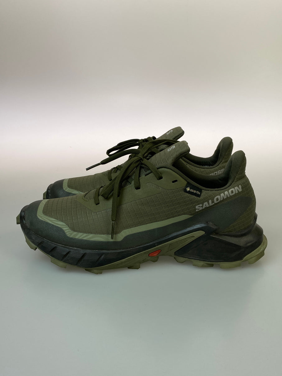 【中古品】【メンズ】 SALOMON サロモン ALPHACROSS 5 GORE-TEX 473103 Aアルファクロス 5 ゴアテックス トレイルランニング シューズ メンズ スニーカー 靴 シューズ 162-260830-em-36-min サイズ：26.5cm カラー：オリーブ 万代Net店
