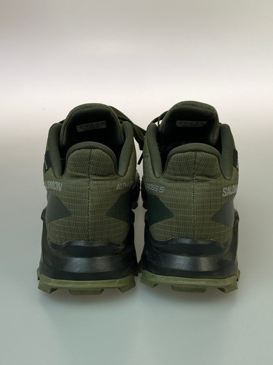 【中古品】【メンズ】 SALOMON サロモン ALPHACROSS 5 GORE-TEX 473103 Aアルファクロス 5 ゴアテックス トレイルランニング シューズ メンズ スニーカー 靴 シューズ 162-260830-em-36-min サイズ：26.5cm カラー：オリーブ 万代Net店