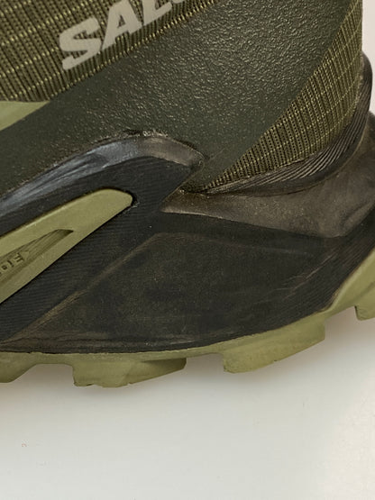 【中古品】【メンズ】 SALOMON サロモン ALPHACROSS 5 GORE-TEX 473103 Aアルファクロス 5 ゴアテックス トレイルランニング シューズ メンズ スニーカー 靴 シューズ 162-260830-em-36-min サイズ：26.5cm カラー：オリーブ 万代Net店