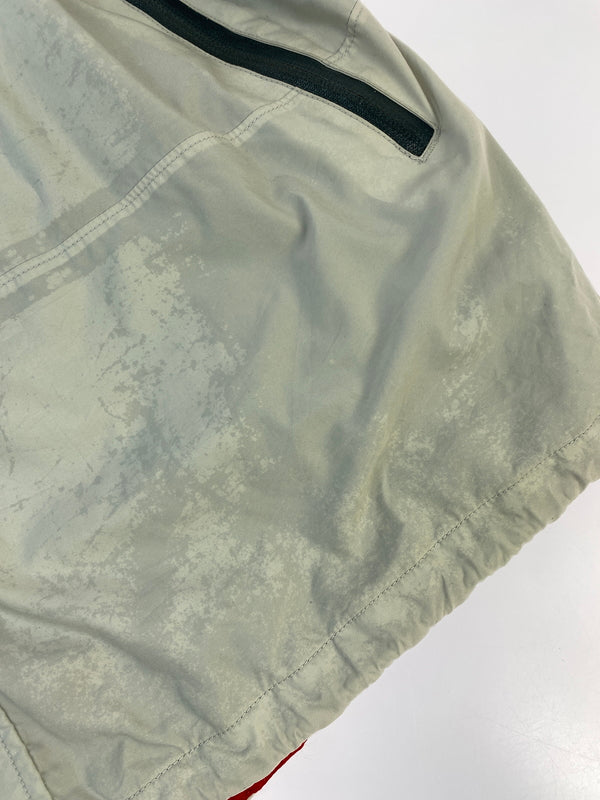 【ジャンク品】【メンズ】 COLUMBIA コロンビア OMNI-TECH JACKET オムニテック ジャケット 上着 アウター 144-260830-hu-38-min サイズ：XXL カラー：ライトグレー/ダークグレー/レッド 万代Net店