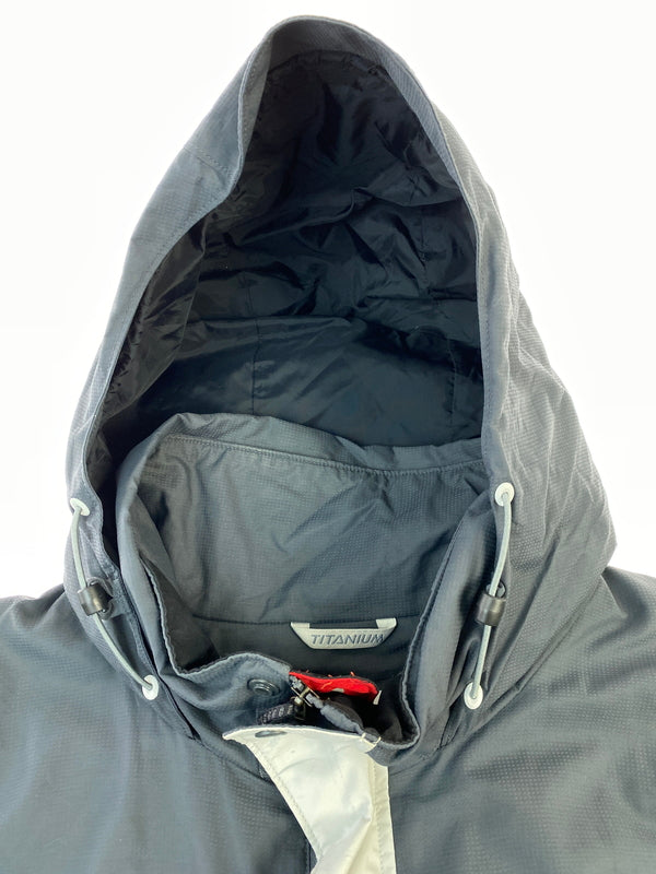 【ジャンク品】【メンズ】 COLUMBIA コロンビア OMNI-TECH JACKET オムニテック ジャケット 上着 アウター 144-260830-hu-38-min サイズ：XXL カラー：ライトグレー/ダークグレー/レッド 万代Net店