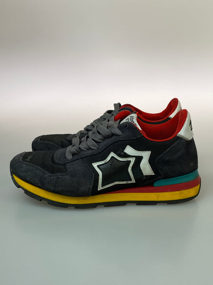 【中古品】【メンズ/レディース】 ATLANTIC STARS アトランティックスターズ LOW CUT SNEAKER ローカット スニーカー メンズ シューズ 靴 163-260830-em-35-min サイズ：42 カラー：ブラック 万代Net店