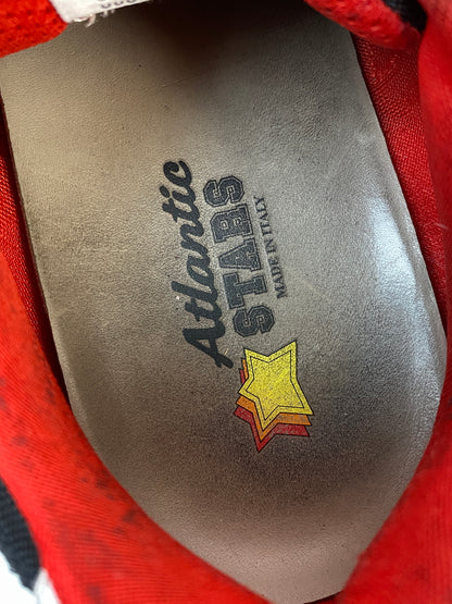 【中古品】【メンズ/レディース】 ATLANTIC STARS アトランティックスターズ LOW CUT SNEAKER ローカット スニーカー メンズ シューズ 靴 163-260830-em-35-min サイズ：42 カラー：ブラック 万代Net店