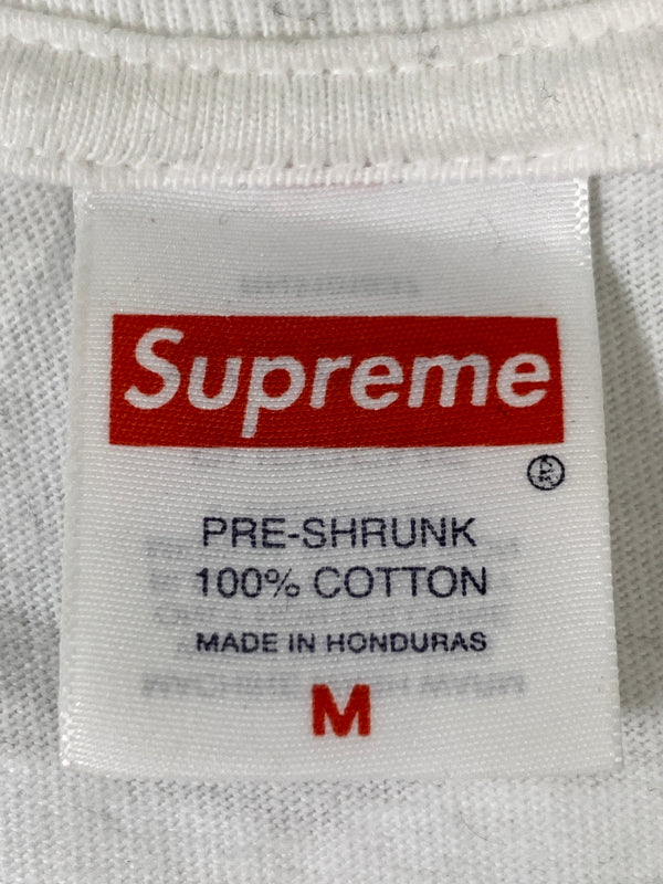 【中古品】【メンズ】 SUPREME シュプリーム SUPUREME FLASH TEE シュプリーム フラッシュティー 半袖 Tシャツ ショートスリーブ 149-260830-hu-25-min サイズ：M カラー：ホワイト 万代Net店