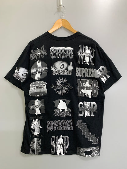 【中古品】【メンズ】 SUPREME シュプリーム FLASH TEE フラッシュティー 半袖 Tシャツ ショートスリーブ 149-260830-hu-24-min サイズ：M カラー：ブラック 万代Net店