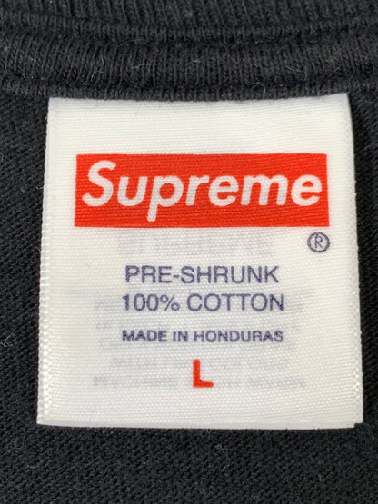 【中古品】【メンズ】 SUPREME シュプリーム ALONE TIME TEE BLACK アローン タイム ティー ブラック 半袖 Tシャツ ティー ショートスリーブ 149-260830-hu-29-min サイズ：L カラー：ブラック 万代Net店