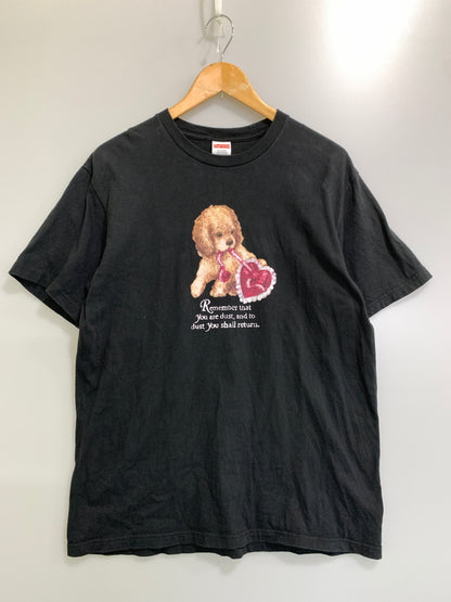 【中古品】【メンズ】 SUPREME シュプリーム DUST TEE BLACK ダスト ティー ブラック 半袖 Tシャツ ショートスリーブ 149-260830-hu-30-min サイズ：M カラー：ブラック 万代Net店