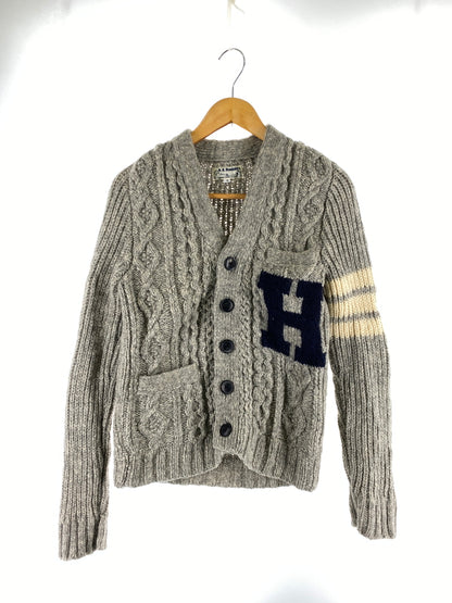 【中古品】【メンズ】 HR MARKET ハリウッドランチマーケット COWICHAN　KNIT CARDIGAN カウチン ニット カーディガン トップス 145-260830-hu-39-min サイズ：S カラー：グレー系 万代Net店