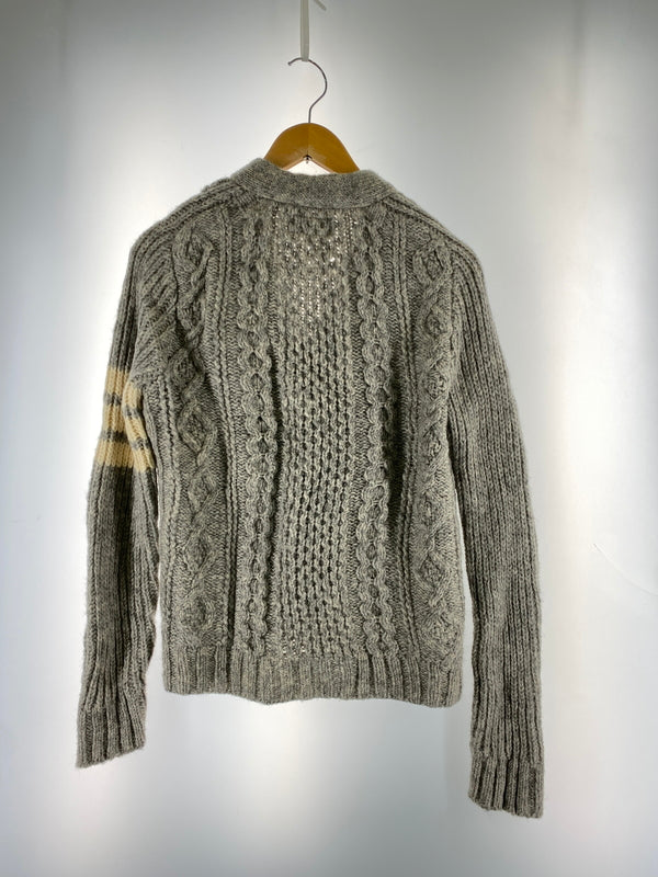 【中古品】【メンズ】 HR MARKET ハリウッドランチマーケット COWICHAN　KNIT CARDIGAN カウチン ニット カーディガン トップス 145-260830-hu-39-min サイズ：S カラー：グレー系 万代Net店