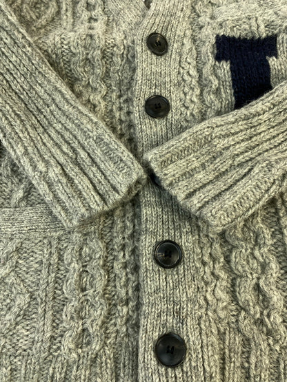 【中古品】【メンズ】 HR MARKET ハリウッドランチマーケット COWICHAN　KNIT CARDIGAN カウチン ニット カーディガン トップス 145-260830-hu-39-min サイズ：S カラー：グレー系 万代Net店