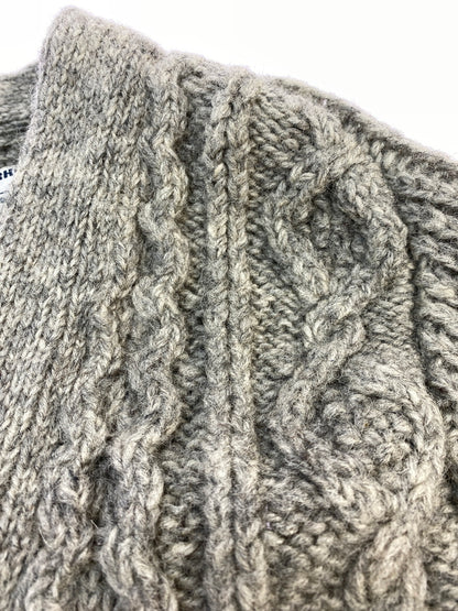 【中古品】【メンズ】 HR MARKET ハリウッドランチマーケット COWICHAN　KNIT CARDIGAN カウチン ニット カーディガン トップス 145-260830-hu-39-min サイズ：S カラー：グレー系 万代Net店