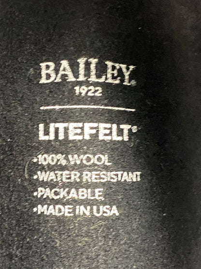 【中古品】【メンズ】 BAILEY ベイリー LITE FELT HAT ライトフェルト ハット 帽子 ウールフェルト ファッション アクセサリー 185-260830-em-58-min サイズ：L カラー：ブラック 万代Net店