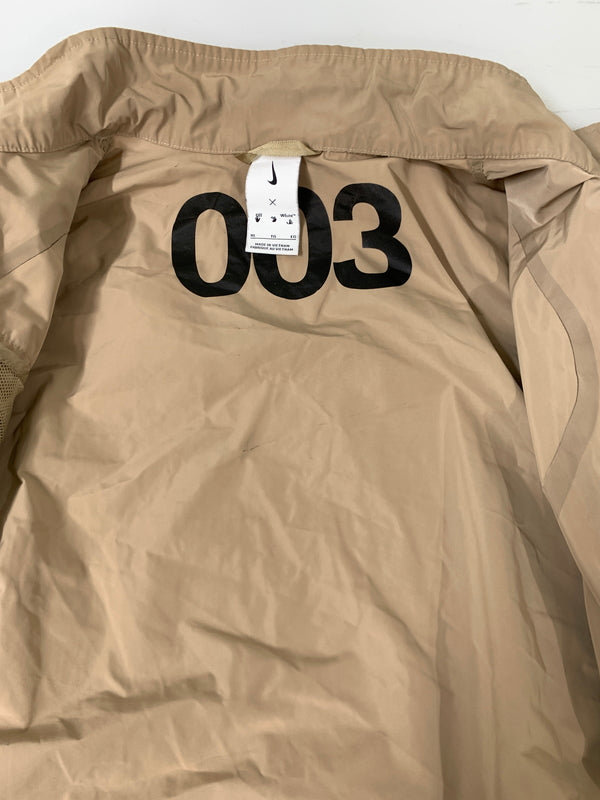 【現状渡し品】【メンズ】 NIKE×OFF-WHITE ナイキ オフホワイト 22AW AS M NRG OFF-WHITE TRACKSUIT エナジー オフホワイト トラックスーツ DN1705-247 上着 アウター 142-260830-hu-27-min サイズ：XL カラー：ベージュ 万代Net店