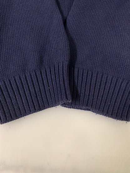 【中古品】【メンズ】 SUPREME シュプリーム 24SS OLD ENGLISH SWEATER オールド イングリッシュ セーター ニット 149-260830-hu-22-min サイズ：XXL カラー：ネイビー 万代Net店
