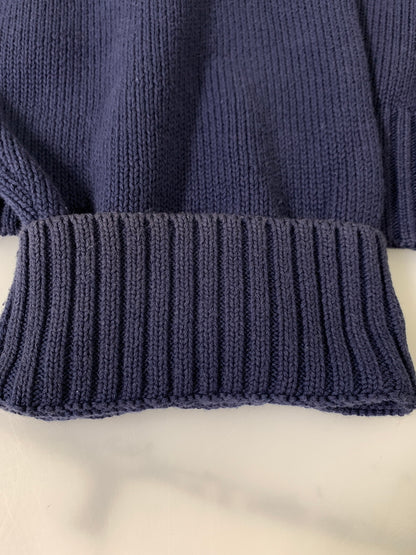 【中古品】【メンズ】 SUPREME シュプリーム 24SS OLD ENGLISH SWEATER オールド イングリッシュ セーター ニット 149-260830-hu-22-min サイズ：XXL カラー：ネイビー 万代Net店