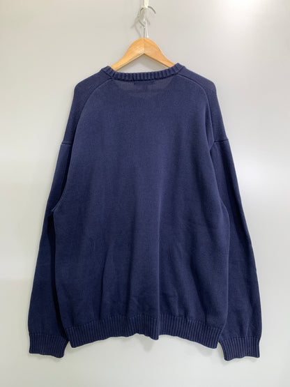 【中古品】【メンズ】 SUPREME シュプリーム 24SS OLD ENGLISH SWEATER オールド イングリッシュ セーター ニット 149-260830-hu-22-min サイズ：XXL カラー：ネイビー 万代Net店