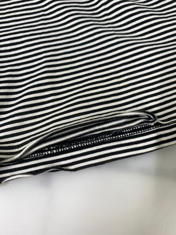 【中古品】【メンズ】 SUPREME シュプリーム BORDER POCKET TEE ボーダーポケット ティー Tシャツ 半袖 ショートスリーブ 149-260830-hu-23-min サイズ：M カラー：ホワイト/ブラック（ボーダー） 万代Net店