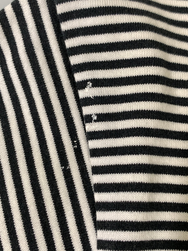 【中古品】【メンズ】 SUPREME シュプリーム BORDER POCKET TEE ボーダーポケット ティー Tシャツ 半袖 ショートスリーブ 149-260830-hu-23-min サイズ：M カラー：ホワイト/ブラック（ボーダー） 万代Net店